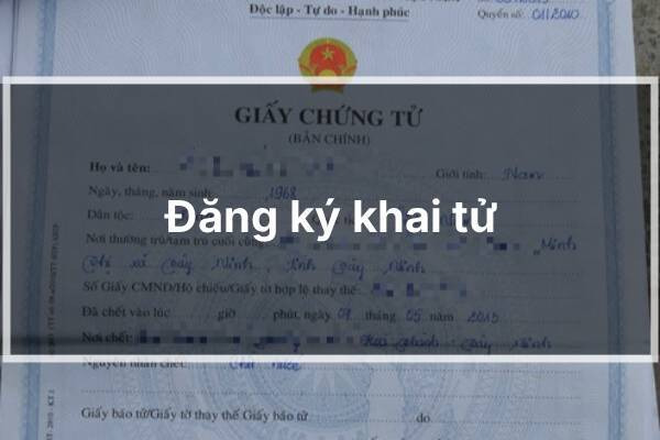 Đăng ký khai tử